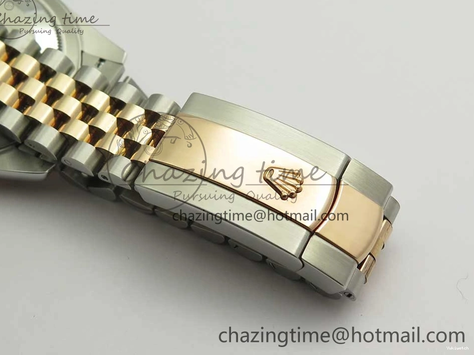 Black 904 36mm Jubilee Wrapped RG Bracelet 116231 GMF SS SS RG DateJust on Dial Diam A2836 Wrapped 0313